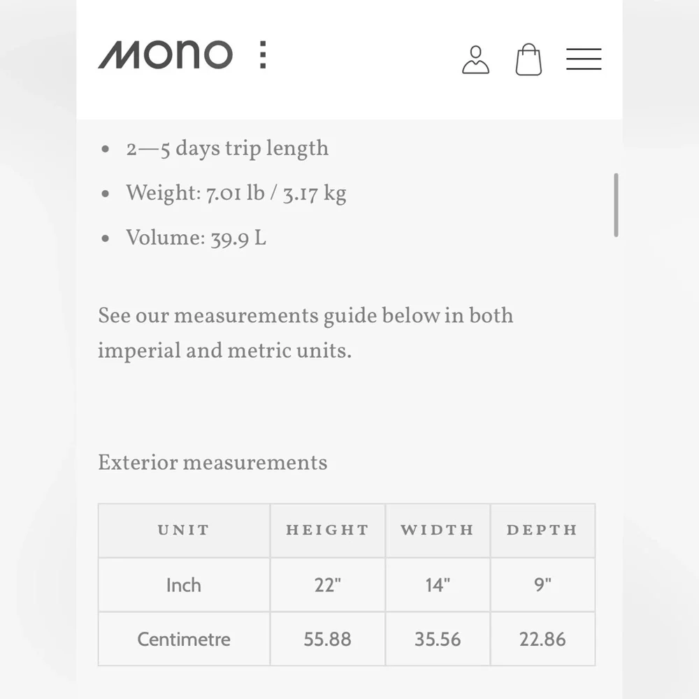 MONOS: Carry-On clear plastic Procter NEW ( only)